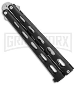 Bear & Son 114 & 114TR Black Butterfly Knife 2-Pack -Best Knife Shop bear son 2 pack butterfly special black 114 114TR BHQ 50066 er trainer spine large