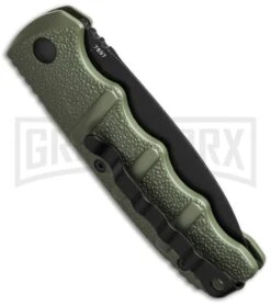 Boker Kalashnikov Dagger OD Green Automatic Knife - Black Plain 7 Boker Kalashnikov Dagger OD Green Automatic Knife - Black Plain -Best Knife Shop boker kalashnikov 01kals bhq1 side cm large