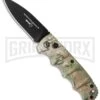Boker Kalashnikov Green Camo Automatic Knife - Black Plain -Best Knife Shop boker kalashnikov 01kals08n cm large