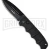 Boker Kalashnikov Black Automatic Knife - D2 Dagger Black Plain -Best Knife Shop boker kalashnikov 01kals75 black large