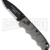 Boker Mini Kalashnikov Gray Automatic Knife - Black Serr 1 Boker Mini Kalashnikov Gray Automatic Knife - Black Serr -Best Knife Shop boker kalashnikov mini 01kals73b large