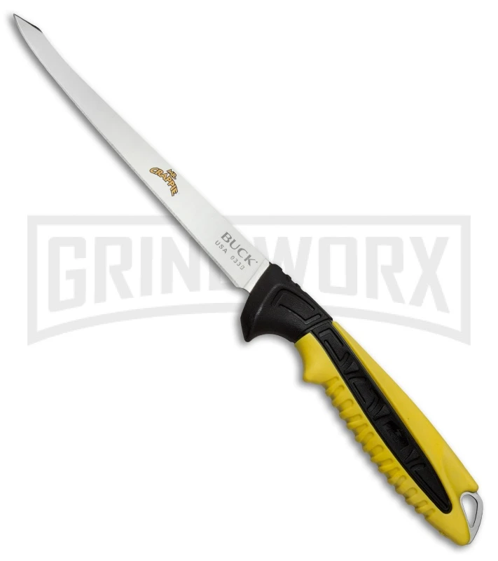 Buck Knives Buck Mr. Crappie 6.5" Slab Shaver Fixed Blade Knife - Satin Plain 3 Buck Knives Buck Mr. Crappie 6.5" Slab Shaver Fixed Blade Knife - Satin Plain