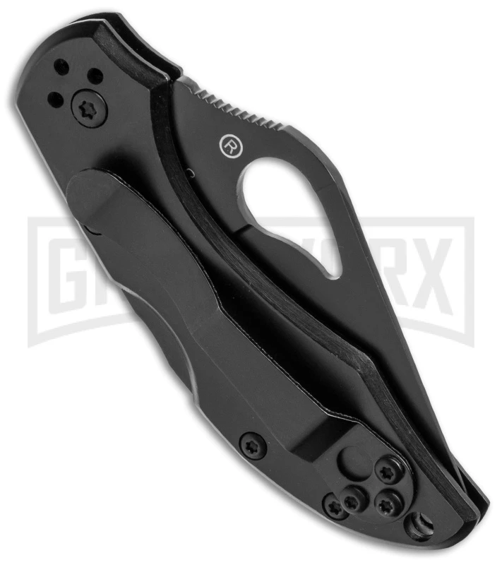 Byrd Robin 2 Black Stainless Steel Folding Knife - Black Plain 5 Byrd Robin 2 Black Stainless Steel Folding Knife - Black Plain - Image 3