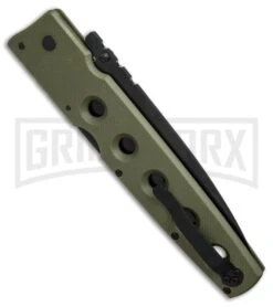 Cold Steel Hold Out I OD Green Folding Knife - Black Plain 7 Cold Steel Hold Out I OD Green Folding Knife - Black Plain -Best Knife Shop cold steel hold out 1 tri lock od green G10 11HXVG BHQ 43909 er side large