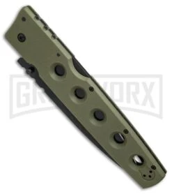 Cold Steel Hold Out I OD Green Folding Knife - Black Plain 6 Cold Steel Hold Out I OD Green Folding Knife - Black Plain -Best Knife Shop cold steel hold out 1 tri lock od green G10 11HXVG BHQ 43909 er spine large
