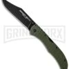 Cold Steel Broken Skull III OD Green G-10 Folding Knife - Black Plain 1 Cold Steel Broken Skull III OD Green G-10 Folding Knife - Black Plain -Best Knife Shop cold steel steve austin broken skulls iII 54sbg cm large