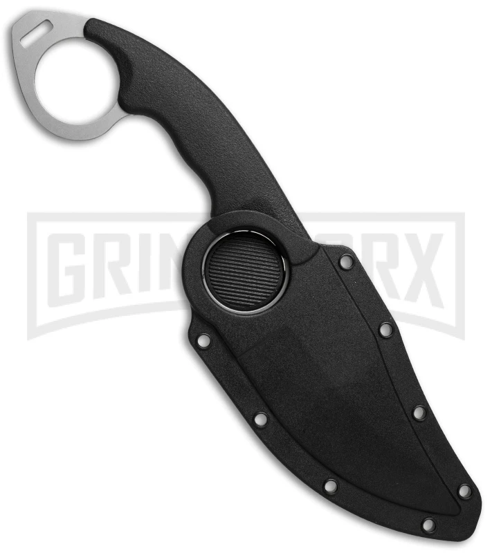 Cold Steel Double Agent II Clip Point Neck Knife - Satin Plain 4 Cold Steel Double Agent II Clip Point Neck Knife - Satin Plain - Image 2