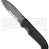 CRKT Ignitor T Black G-10 Spring Assisted Knife - Titanium Serr 2 CRKT Ignitor T Black G-10 Spring Assisted Knife - Titanium Serr -Best Knife Shop crkt 6865 ignitor t large