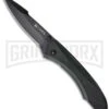 CRKT Badger Textured Black G-10 Spring Assisted Knife - Black Plain -Best Knife Shop crkt 7120 badger large