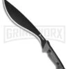 Gerber Gator Kukri Machete - Black Plain -Best Knife Shop gerber fixed gator kukri machete black 31 002074 large