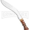 Tallen Raven Claw Kukri Fixed Blade Knife - Mirror Plain -Best Knife Shop grindworx raven claw kukri mirror BP 28233 jr large