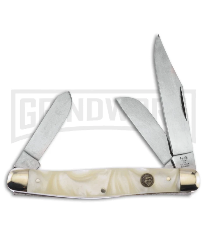 Hen & Rooster Stockman Cracked Ice Pocket Knife 3 Hen & Rooster Stockman Cracked Ice Pocket Knife