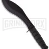 Ka-Bar Combat Black Kukri Knife Fixed Blade - Black Plain -Best Knife Shop ka bar combat kukri 1280 large