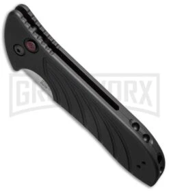 Kershaw Emerson Launch 5 Black Automatic Knife - Stonewash Plain 6 Kershaw Emerson Launch 5 Black Automatic Knife - Stonewash Plain -Best Knife Shop kershaw emerson launch auto 5 7600 bottom cm large