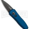 Kershaw Launch 4 Blue Automatic Knife CA Legal - Black Plain -Best Knife Shop kershaw launch 4 blue 7500BLUBLK BHQ 37820 er large