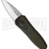 Kershaw Launch 4 OD Green Automatic Knife CA Legal - Stonewash Plain -Best Knife Shop kershaw launch 4 od green sw 7500olsw BHQ 36946 jr large