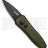Kershaw Launch 4 OD Green Automatic Knife CA Legal - Black Plain -Best Knife Shop kershaw launch 4 od green x k7500olblk BHQ 37390 jr large