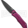 Kershaw Launch 6 Purple Automatic Knife - Black Plain -Best Knife Shop kershaw launch 6 purple ker7800purblk BHQ 37458 er large