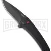 Kershaw Launch 3 Black Aluminum Automatic Knife - Black Plain 2 Kershaw Launch 3 Black Aluminum Automatic Knife - Black Plain -Best Knife Shop kershaw launch auto 3 7300blk cm large
