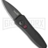 Kershaw Launch 4 Black Automatic Knife CA Legal - Black Plain -Best Knife Shop kershaw launch auto 4 7600blk cm large