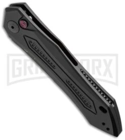 Kershaw Launch 6 Automatic Knife - Black Plain -Best Knife Shop kershaw launch auto blk 7800blk bottom cm large