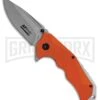 M-Tech Evolution Moonlit Orange G-10 Spring Assisted Knife - Bead Blast Plain -Best Knife Shop m tech evolution moonlit orange g 10 sa bb BP 27285 jr large