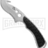 Mantis Backbone Black Fixed Blade Knife - Bead Blast Plain -Best Knife Shop mantis foundation black fixed bead blast serrated ta2xls large