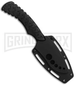 Mantis Seymour Tactical Black Fixed Blade Knife - Black Serr -Best Knife Shop mantis seymour fixed black serrated ta 2 sheath large