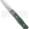 Mikov 241 Predator ABS Green Automatic Leverlock Knife - Satin Plain -Best Knife Shop mikov green cm large