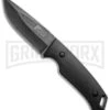 M-Tech Extreme Tactical G-10 Fixed Blade Knife - Darkwash Plain -Best Knife Shop mtech fixed extreme black stonewash mx 8108 large