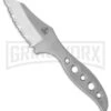 Nemesis Hellion Neck Knife Fixed Blade Knife - Satin Serr -Best Knife Shop nemesis hellion ne4s large