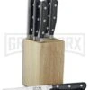 Rite Edge Cooking Pleasures 6 Piece Steak Knife Set - Satin Serr -Best Knife Shop rite edge cooking pleasures 6 piece steak knife set satin serr BP 29600 jr large