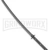 Rite Edge Katana Black Sword W/ Wood Scabbard - Black Plain -Best Knife Shop rite edge katana black sword wood scabbard black BP 29555 jr large