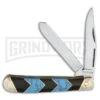 Rough Rider Turquoise Peak Trapper Black/Blue Pocket Knife