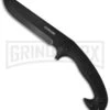 Schrade SCHF43 Frontier Black TPE Fixed Blade Knife - Black Plain -Best Knife Shop schrade fixed schf43 cm large