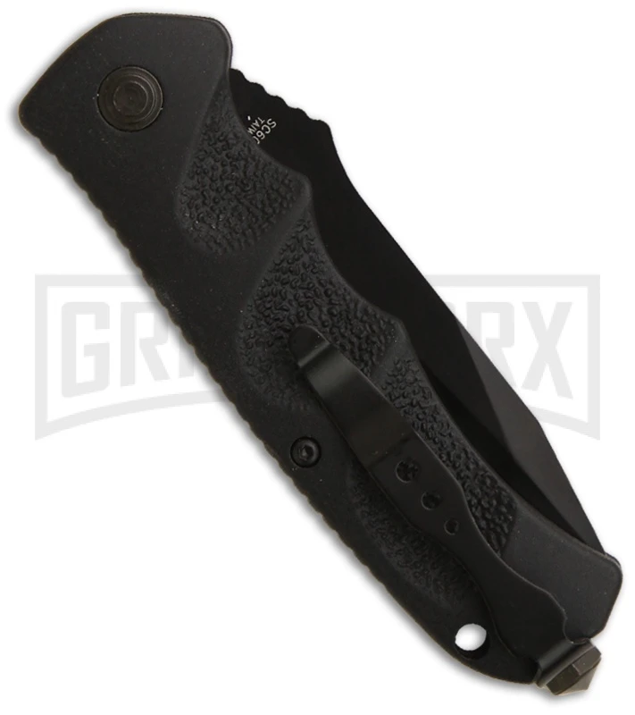Schrade Extreme Survival SC60BT Automatic Knife - Tanto Black Plain 4 Schrade Extreme Survival SC60BT Automatic Knife - Tanto Black Plain - Image 2