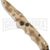 Schrade Mini Extreme Survival SC60MDS Desert Camo Automatic - Spear Point Serr -Best Knife Shop schrade sc60mds cm large