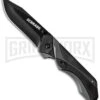 Schrade SCHA8B 24/7 MAGIC Gray/Black Spring Assisted Knife - Black Plain 1 Schrade SCHA8B 24/7 MAGIC Gray/Black Spring Assisted Knife - Black Plain -Best Knife Shop schrade scha8b cm large