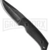 Schrade SCHF13SM Small Fixed Blade Neck Knife - Black Stonewash Plain -Best Knife Shop schrade schf13sm jm large