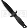 Schrade SCHF19L Black Large Boot Knife D/E Fixed Blade - Black Plain -Best Knife Shop schrade schf19l large