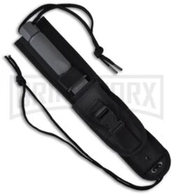 Schrade Extreme Survival SCHF2SM Fixed Blade Knife - Gray Plain -Best Knife Shop schrade schf2sm sheath large