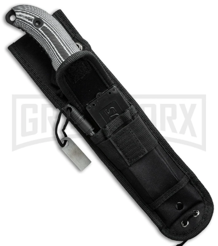 Schrade Extreme Survival SCHF36M Fixed Blade Knife Micarta - Black Plain 4 Schrade Extreme Survival SCHF36M Fixed Blade Knife Micarta - Black Plain - Image 2