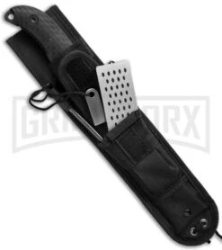 Schrade Extreme Survival SCHF37 Large Fixed Blade Knife - Black Plain -Best Knife Shop schrade schf37 sheath cm large