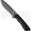 Schrade SCHF42 Frontier Fixed Blade Knife - Gray Plain -Best Knife Shop schrade schf42 cm large