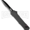 Schrade SCHOTF3BS Viper OTF Assisted Opening Knife - Black Serr 1 Schrade SCHOTF3BS Viper OTF Assisted Opening Knife - Black Serr -Best Knife Shop schrade schotf3 bhq 12165 jr large