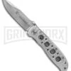 Smith & Wesson Extreme Ops CK105H Silver Folding Knife - Satin Plain