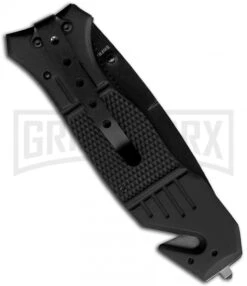 Smith & Wesson First Response SWFR2S Folding Knife - Black Serr -Best Knife Shop smith wesson clip swfr2s back 2 large