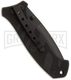 Smith & Wesson CKG108S Extreme Ops Knife - Black Plain -Best Knife Shop smith wesson executive folder ckg108s back large