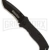 Smith & Wesson CKG108S Extreme Ops Knife - Black Plain -Best Knife Shop smith wesson executive folder ckg108s large