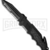 Smith & Wesson Border Guard SWBG2TS Folding Knife - Black Serr -Best Knife Shop smith wesson swbg2ts jm large